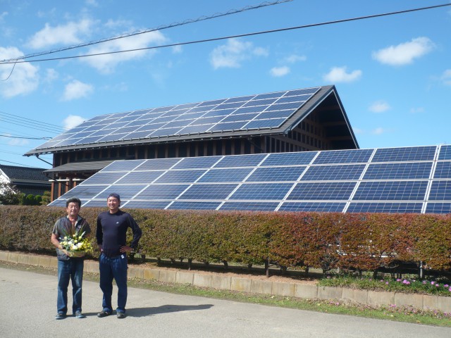 鶴岡市の稲蔵と畑が太陽光発電所に変貌！！
