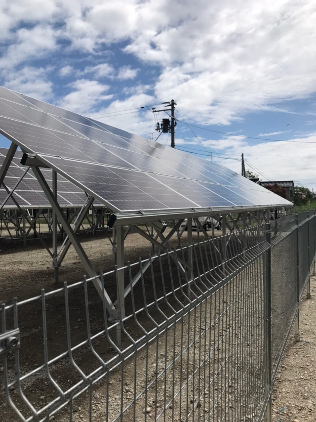 酒田市に太陽光発電所完成!!